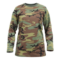 
              Woodland Camo Women's Long Sleeve Tee
            