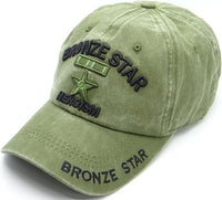 
              Bronze Star Olive Green Pigment Washed Cap
            