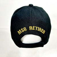 
              U.S Army MSG Retired Cap
            
