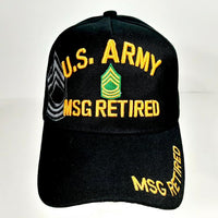 
              U.S Army MSG Retired Cap
            