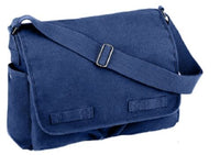 
              Rothco 8159 Heavyweight Canvas Classic Messenger Bag - Blue 15" X 11" X 6"
            