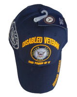 
              U.S. Navy, Disabled Veteran and proud of it, navy hat
            