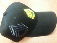 
              US Army SSG Staff Sergeant E-6 Army Rank Military Baseball Cap Hat.
            